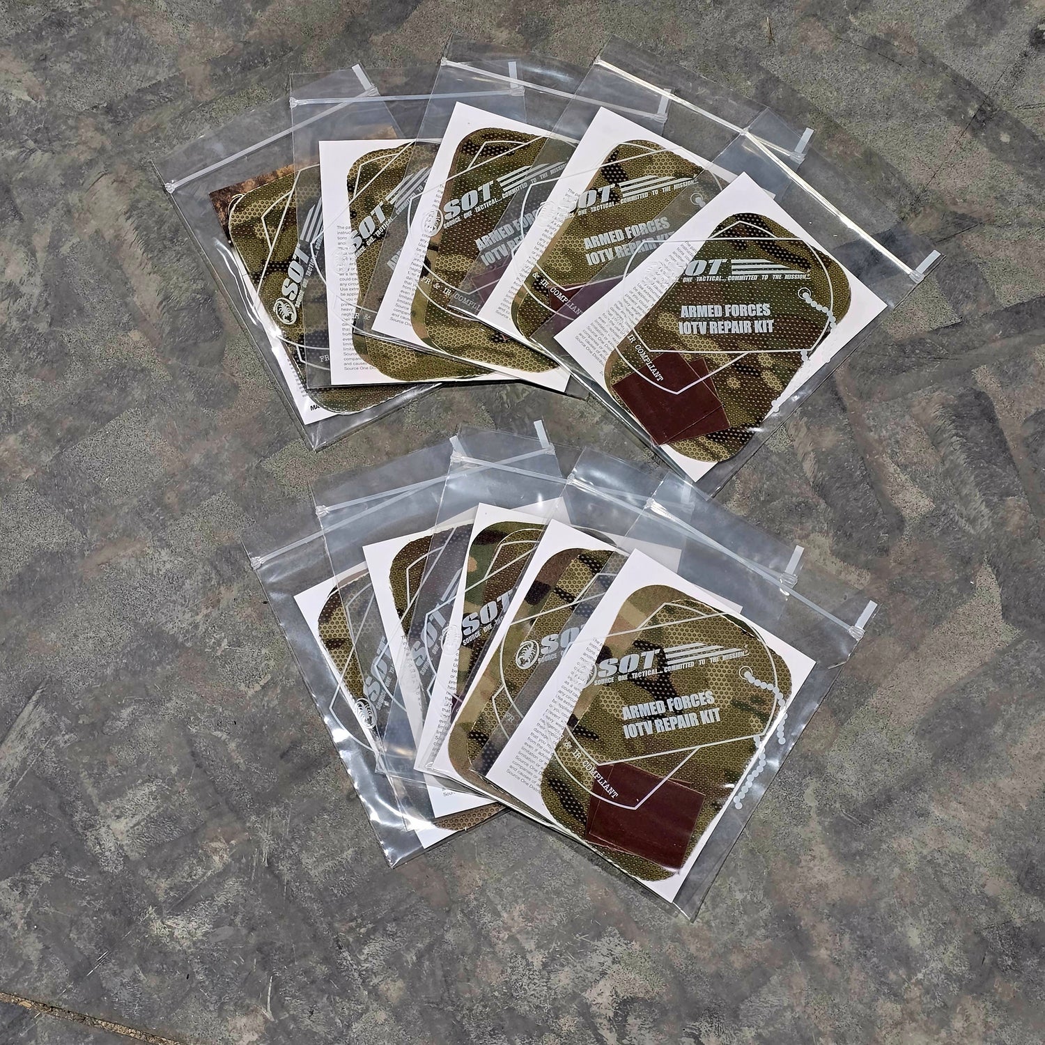 onethiefsurplus gear 10 Pack (Squad Kit) USGI Mission Essential IR/ Fire Resistant OCP Adhesive Patch Kit