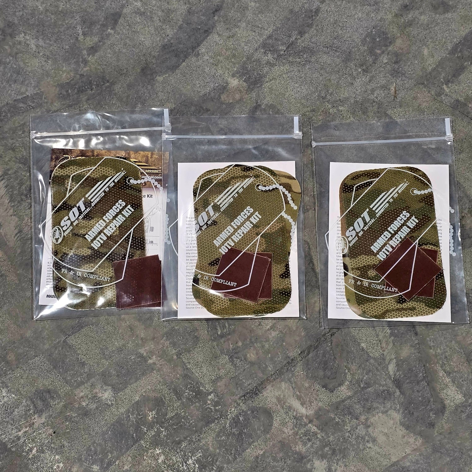 onethiefsurplus gear 3 Pack (Battle Buddy Kit) USGI Mission Essential IR/ Fire Resistant OCP Adhesive Patch Kit
