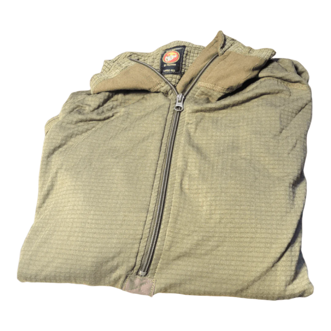 onethiefsurplus Polartech USMC FROG Grid Fleece with 1/2 zipper (Grade 2) Large/Reg