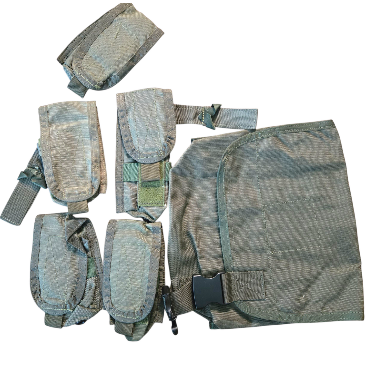 onethiefsurplus Sporting Goods Ranger Green Paraclete RBAV Pouch Set