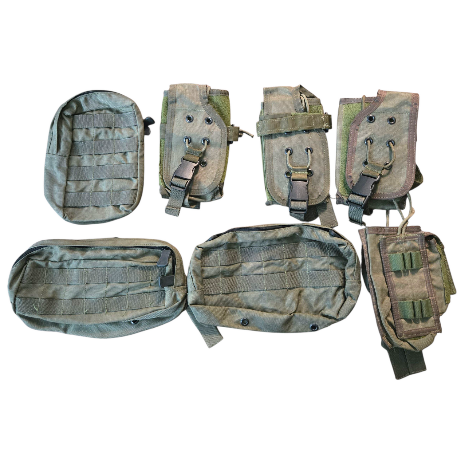 onethiefsurplus Sporting Goods Ranger Green Paraclete RBAV Pouch Set