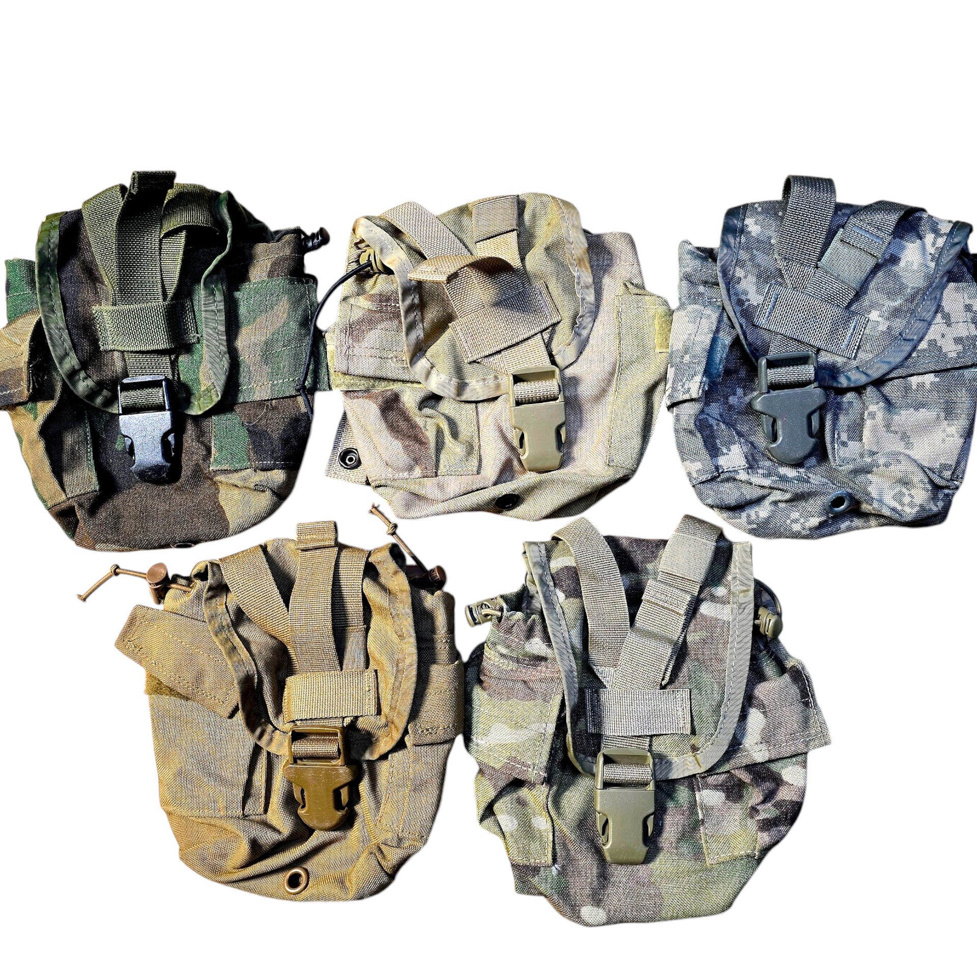 個人装備 US Military 1 Quart Canteen Pouch Set onethiefsurplus-usgi-1-quart-
