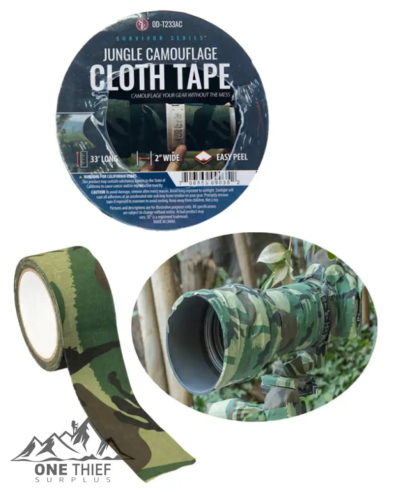 Woodland/ Jungle Camo Cloth Tape.